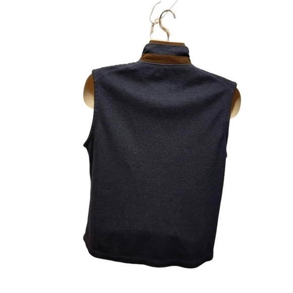 ALAN Flusser Men's Sweater Full-Zip Vest - Medium - Poly-Cotton Knit - Golf T19 - Picture 4 of 8